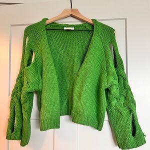 Maeve Women’s Green Cardigan from Anthropologie